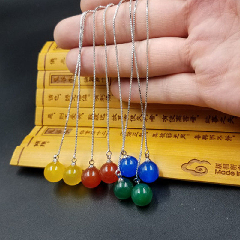 高档精美天然玉石a货冰种红玛瑙圆珠耳环 绿玉髓圆珠耳线玉石耳坠,珠宝/钻石/翡翠,耳饰,淘宝优惠券,粉丝福利购,淘宝优惠卷