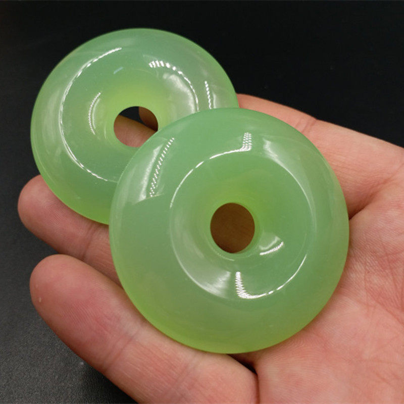 厂家直销 天然玉石a货冰种玛瑙平安扣挂件草绿色玛瑙吊坠玉坠,珠宝/钻石/翡翠,颈饰,淘宝优惠券,粉丝福利购,淘宝优惠卷