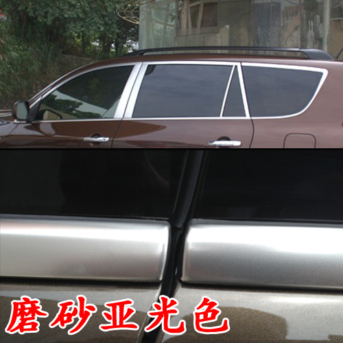 适用于09-13款丰田RAV4车窗饰条 不锈钢改装玻璃亮条装饰条配件贴
