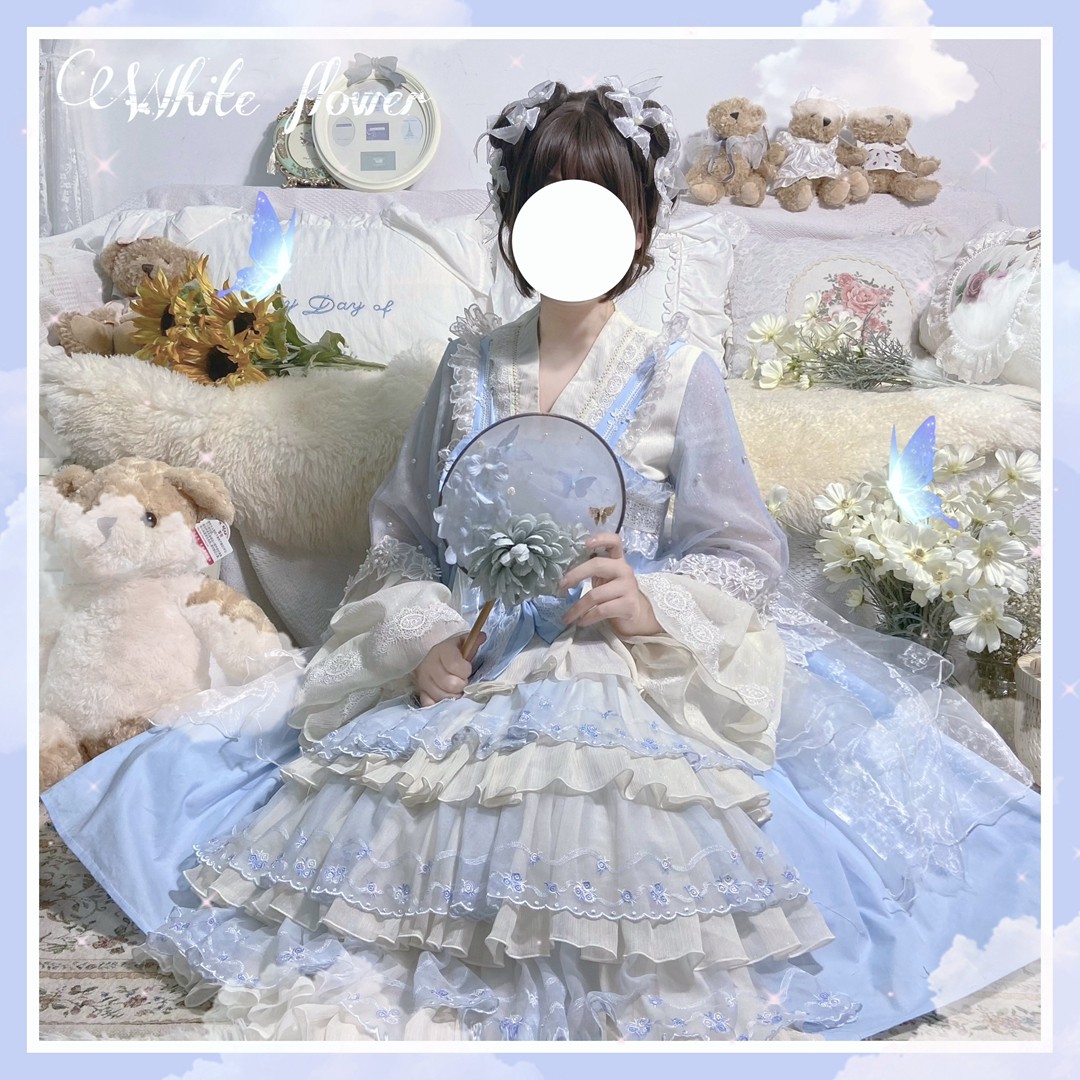 现货胡桃夹子Lolita2023第四版遇见桃乐丝中华风羽织加裙子全款链