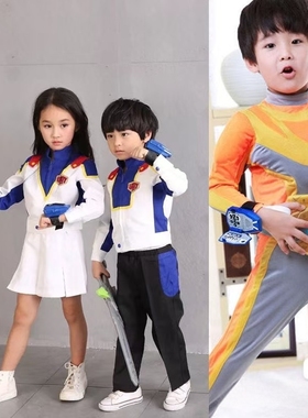 特价清仓低价金甲战士奥特曼儿童服装男孩超人外星人表演活动衣服