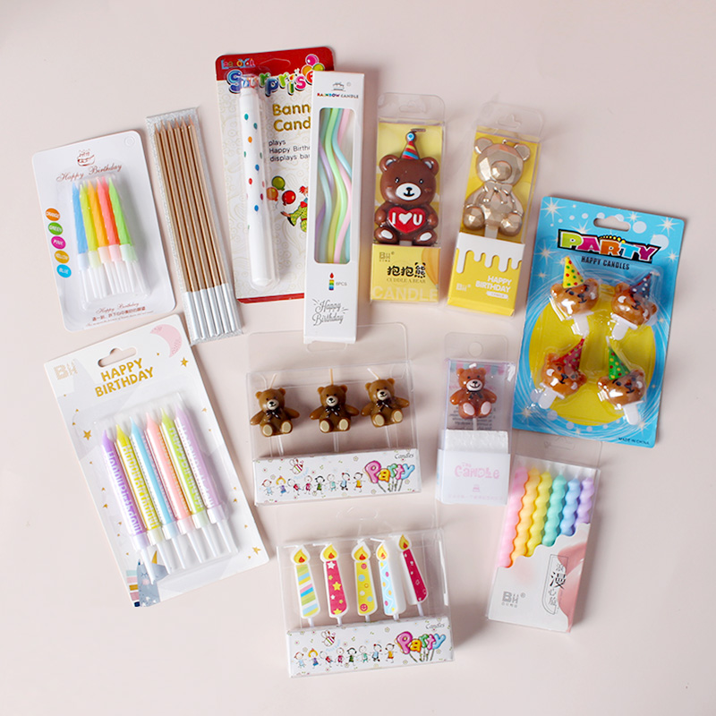 惊喜小丑生日蜡烛复古创意铅笔
