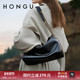 HONGU 红谷女包包链条单肩包复古翻盖大容量秋冬时髦小众设计包包