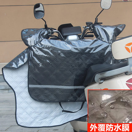 电动车挡风被夏季薄款防晒罩防水电瓶摩托车防雨遮阳防风四季通用