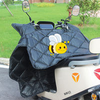 Medium and thick double-sided rainproof wind shield for electric motorcycles and cold protection for electric bikes, suitable for all four seasons in spring and autumn thumbnail 8