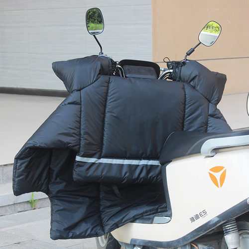 电动车挡风被双面防水加绒加厚大
