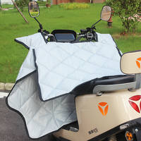 Medium and thick double-sided rainproof wind shield for electric motorcycles and cold protection for electric bikes, suitable for all four seasons in spring and autumn thumbnail 2