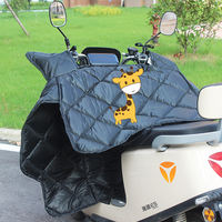 Medium and thick double-sided rainproof wind shield for electric motorcycles and cold protection for electric bikes, suitable for all four seasons in spring and autumn thumbnail 7