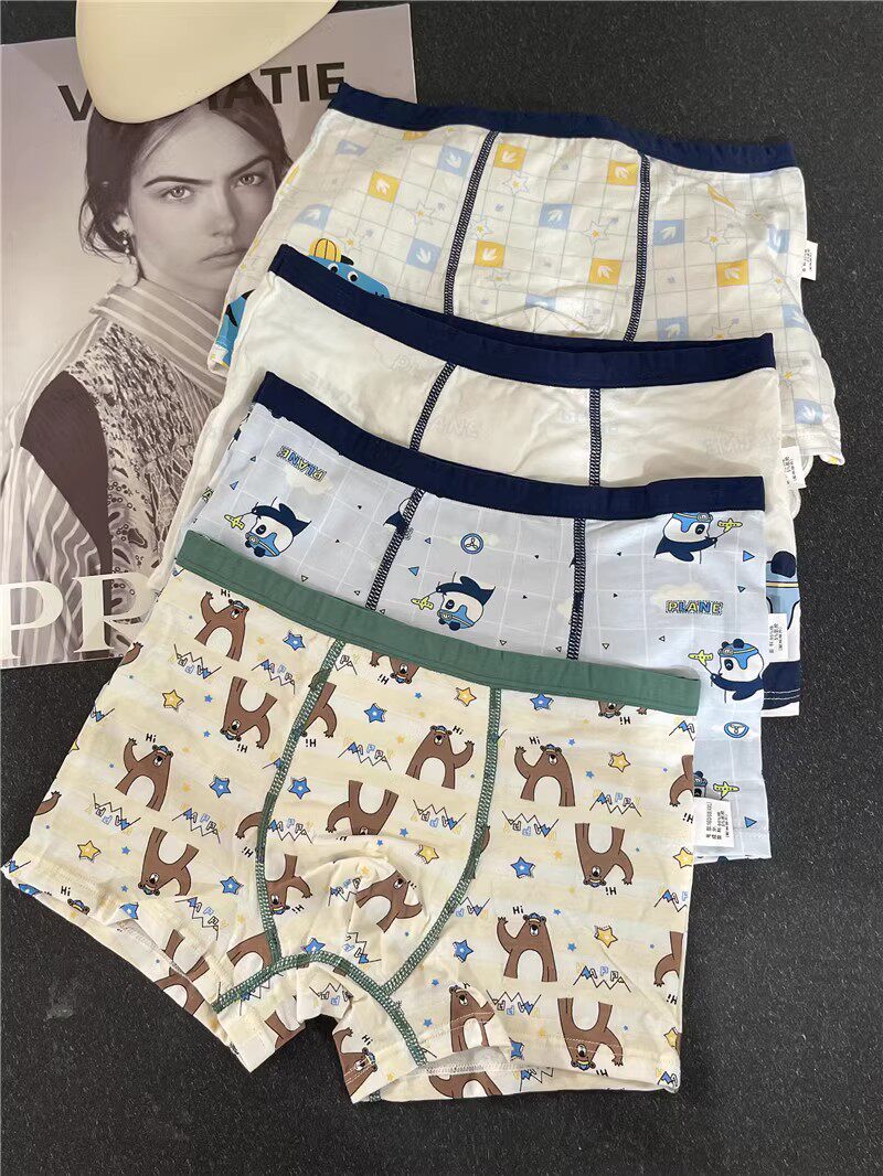 【给你家小男子汉准备的】包邮 a类棉 男童内裤 平角四角短裤