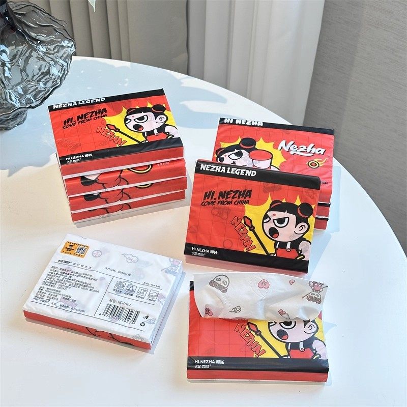 【一组6包】放心入口擦嘴级小包便携装母婴级原生木浆抽纸40抽/包