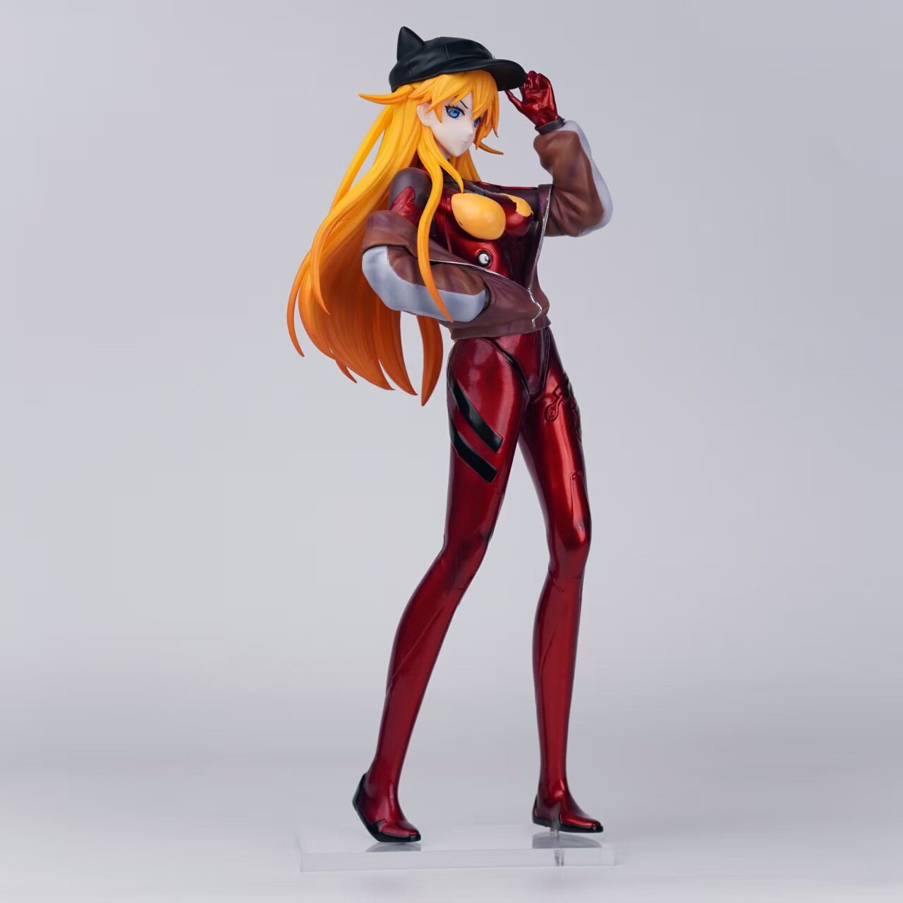优质版猫耳EVA明日香战斗服美少女手办动漫游戏二次元机箱礼物
