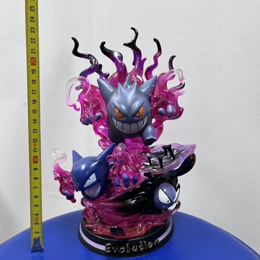 GK超梦耿鬼喷火龙雕像可发光手办