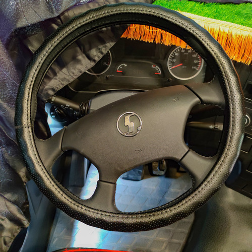 陕汽方向盘套真皮德龙新M3000 F3000 X3000 L3000 FC重卡四季把套