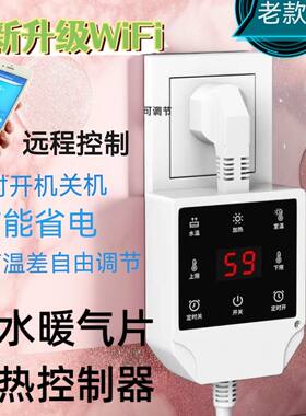 暖气片加热棒智能温控器家用加水土暖气加热管采暖电暖恒温电热棒
