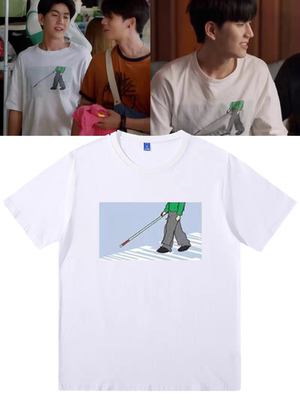 jimmysea吉米海不曾遗忘的暮色同款白色终映会短袖T恤周边上衣服