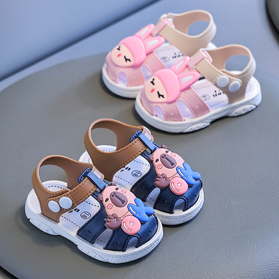 儿童防滑软底卡通中小童凉拖鞋夏