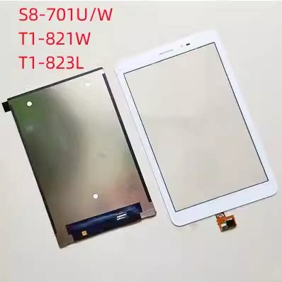 适用于华为s8-701u/w t1-821w t1-823l触摸屏 显示屏液晶屏幕