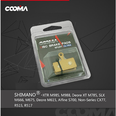 cooma山地车树脂金属来令片