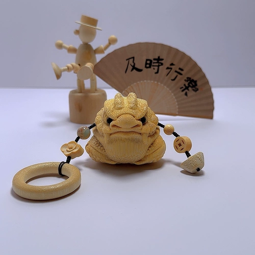 [Драконская жаба] 6,0-футовая трехногленная золотая жаба бамбука