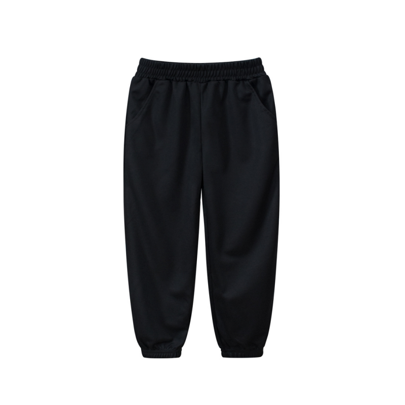 三折品牌特价清仓撤柜亲子装中小童夏季纯色薄款休闲裤儿童防蚊裤