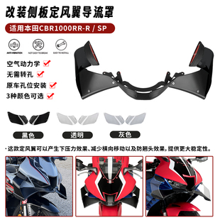 适用20-25款本田CBR1000RR-R/SP 改装定风翼后驼峰卡钳散热导风管