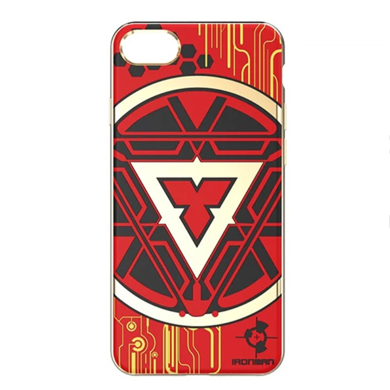 MEKI Marvel Avengers Electroplating 3D Color Carving Hard PC Case Cover for Apple iPhone 7 Plus & iPhone 7