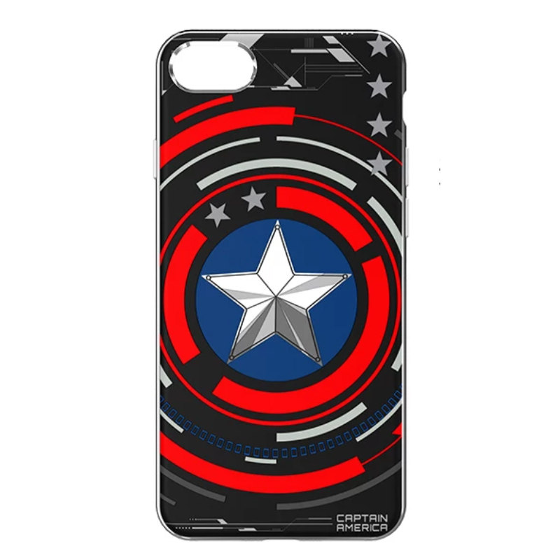 MEKI Marvel Avengers Electroplating 3D Color Carving Hard PC Case Cover for Apple iPhone 7 Plus & iPhone 7