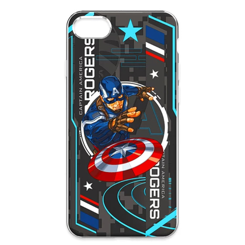 MEKI Marvel Avengers Electroplating 3D Color Carving Hard PC Case Cover for Apple iPhone 7 Plus & iPhone 7