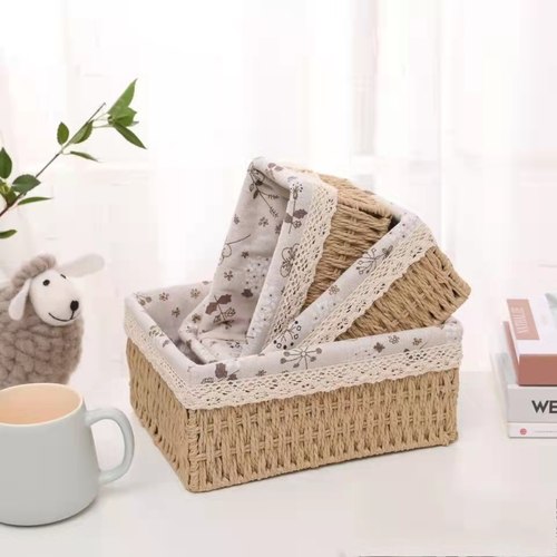 草编桌面收纳筐藤编大巧匠储物筐