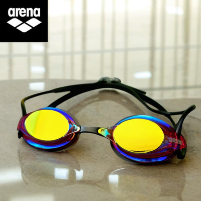 阿瑞娜防水男女小框泳镜防雾竞速专业游泳眼镜高清防紫外线游泳镜