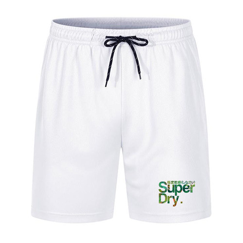 Super Dry印花健身跑步篮球裤训练五分裤沙滩裤男士休闲运动短裤