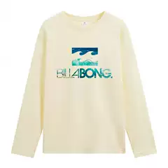 Australian Billabong Men's Spring and Autumn Loose Long-Sleeved T-Shirt Couple Street Casual Versatile Pure Cotton Base Shirt