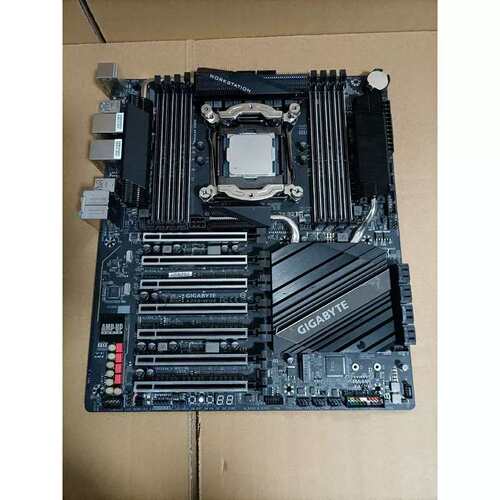 议价X299-WU8和i7-9800X板U豪华套装，实物拍摄