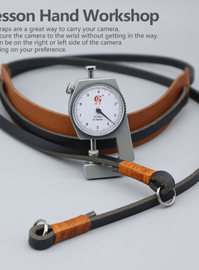 BHW植鞣牛皮垫肩款 相机背带肩带挂绳牛皮复古摄影微单数码单反