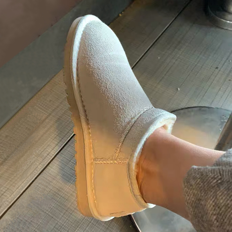 雪地靴显瘦版型短款冬季