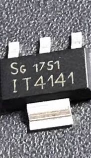 IT4141 ITS4141 BTS4141 汽车电脑板开关三极管SOT223