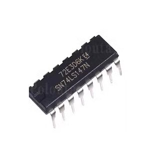 SN74LS147N 10线-4线和8线-3线优先编码器 DIP-16 74LS147 直插