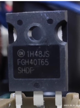 FGH40T65SHDF 新能源充电机场效应三极管进口拆机测量好