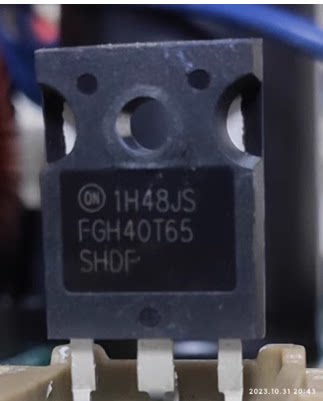 FGH40T65SHDF 新能源充电机场效应三极管进口拆机测量好