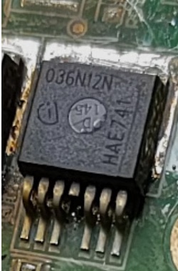 进口原字码 036N12N 036N12 IPB036N12N3G 贴片MOS管120V180A全
