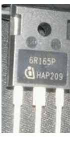 6R165P 650V 21A 汽车电脑板场效应MOS管拆车测试好
