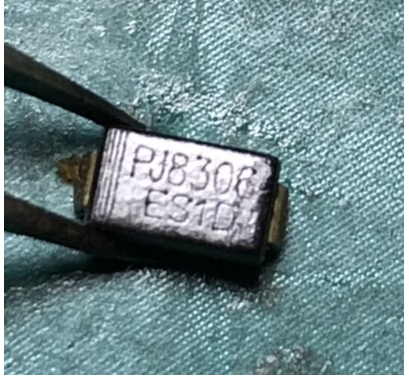 1A200V超快恢复二极管DO214AC丝印ES1D实图可直购