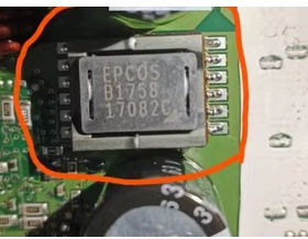 EPCOS B1758 SMD12 汽车电脑板变压器进口拆机