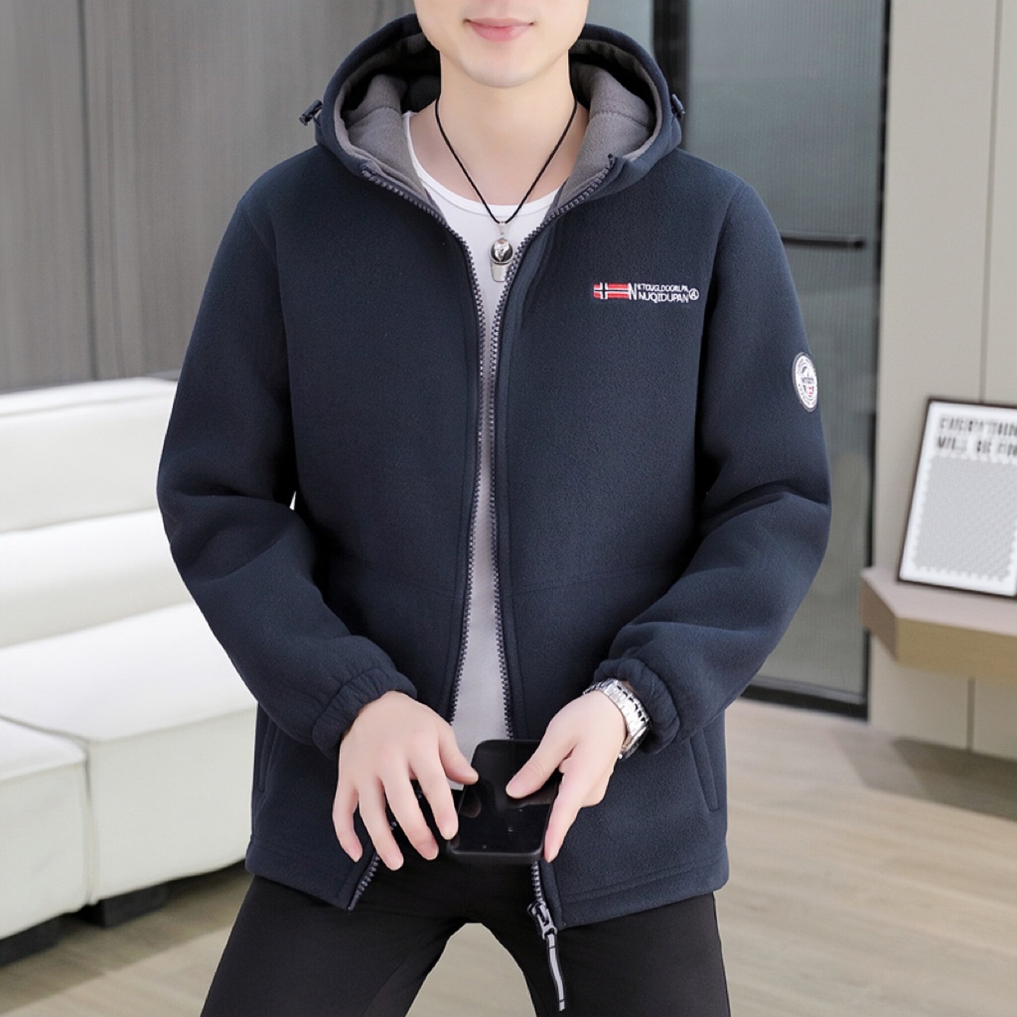 挪威户外连帽款科考防寒保暖棉衣外套双层加绒加厚男女款棉服棉袄,男装,棉衣,淘宝优惠券,粉丝福利购,淘宝优惠卷