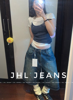 非深蓝既是怀旧蓝七分裤男女