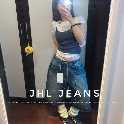 非深蓝既是怀旧蓝七分裤男女