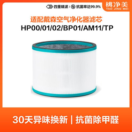适配戴森Dyson空气净化器滤网HP/DP/TP00/BP01/02/03风扇滤芯AM11