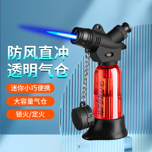 手握式防风小喷火枪便携好用打火机充气小焊枪直冲蓝火艾灸点火器