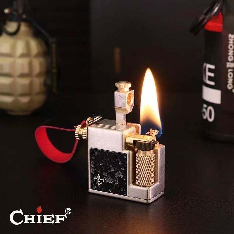 首领小钢炮迷你抬臂煤油打火机省油耐用创意时尚挂件高颜值送男友