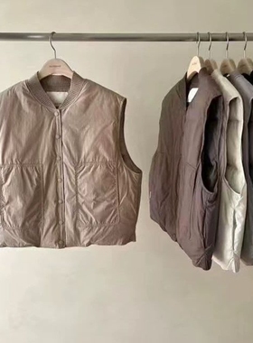 现韩国东大门代购self service2025秋款简约百搭宽松休闲无袖马甲